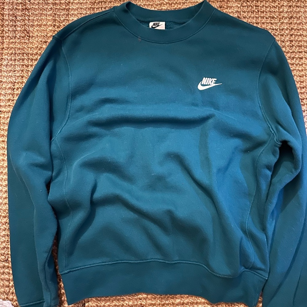 Nike Teal Green Crewneck Sweatshirt – Unisex S - Picture 4 of 5